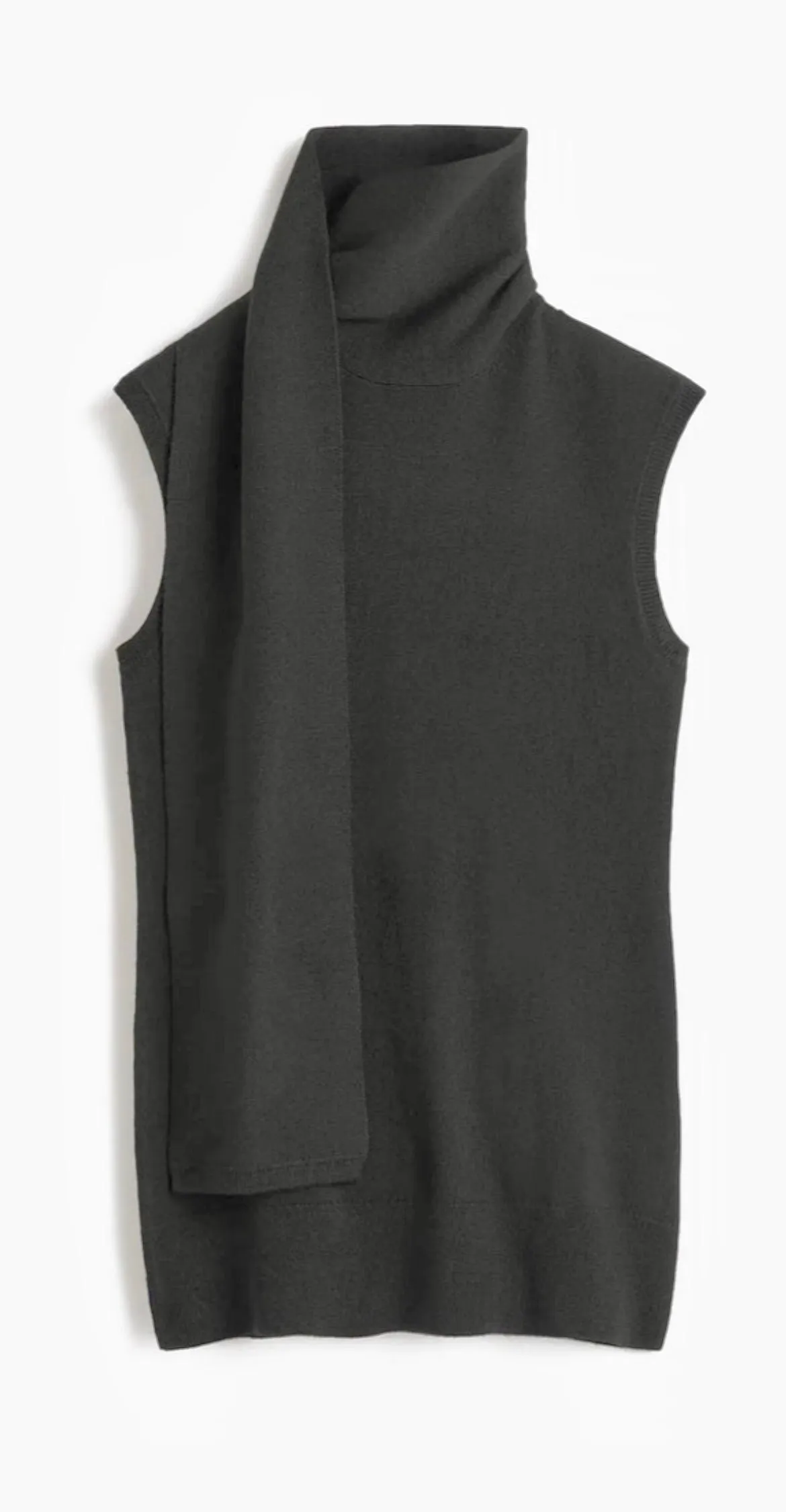251WRT4388 Sleeveless scarf knit