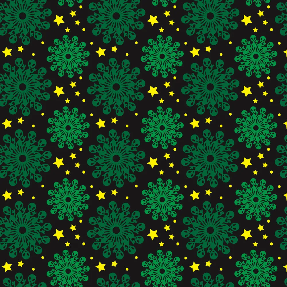 Alien Patterned Skater Dress