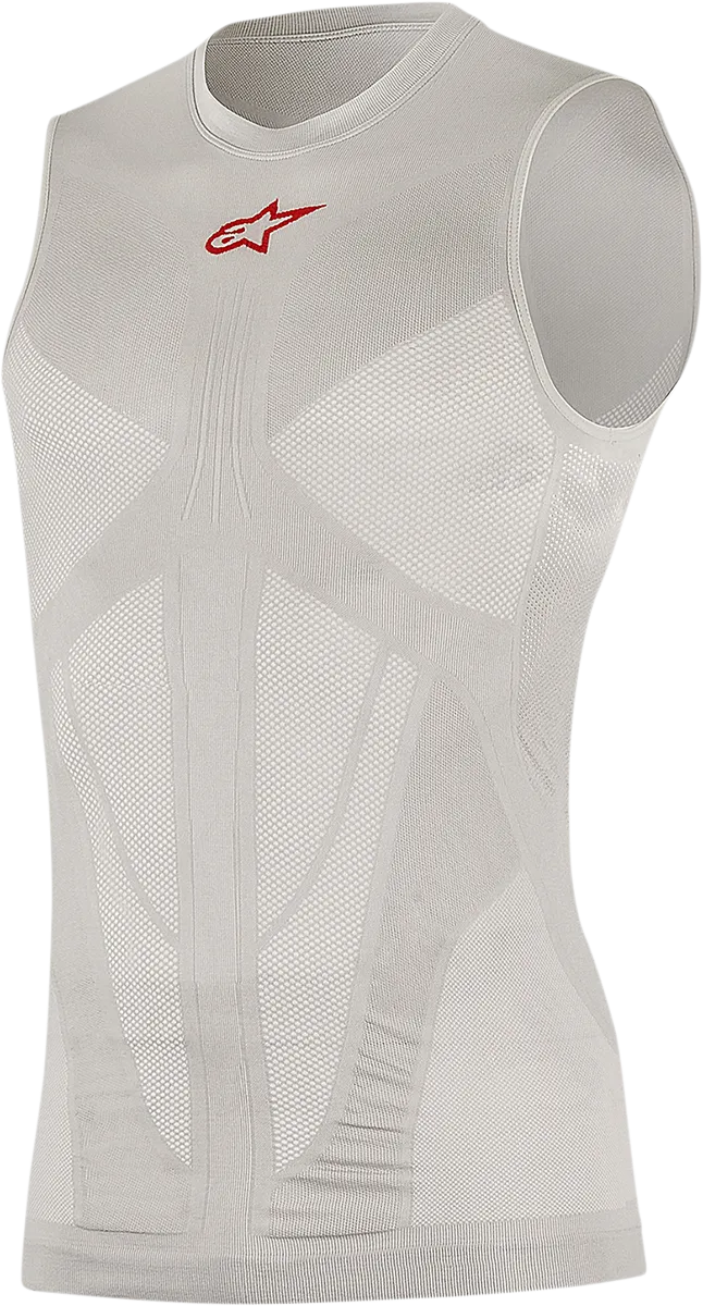 ALPINESTARS Tech Tank Summer - Silver/Red - XS/Small 1752017-198-X/S