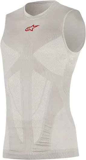 ALPINESTARS Tech Tank Summer - Silver/Red - XS/Small 1752017-198-X/S
