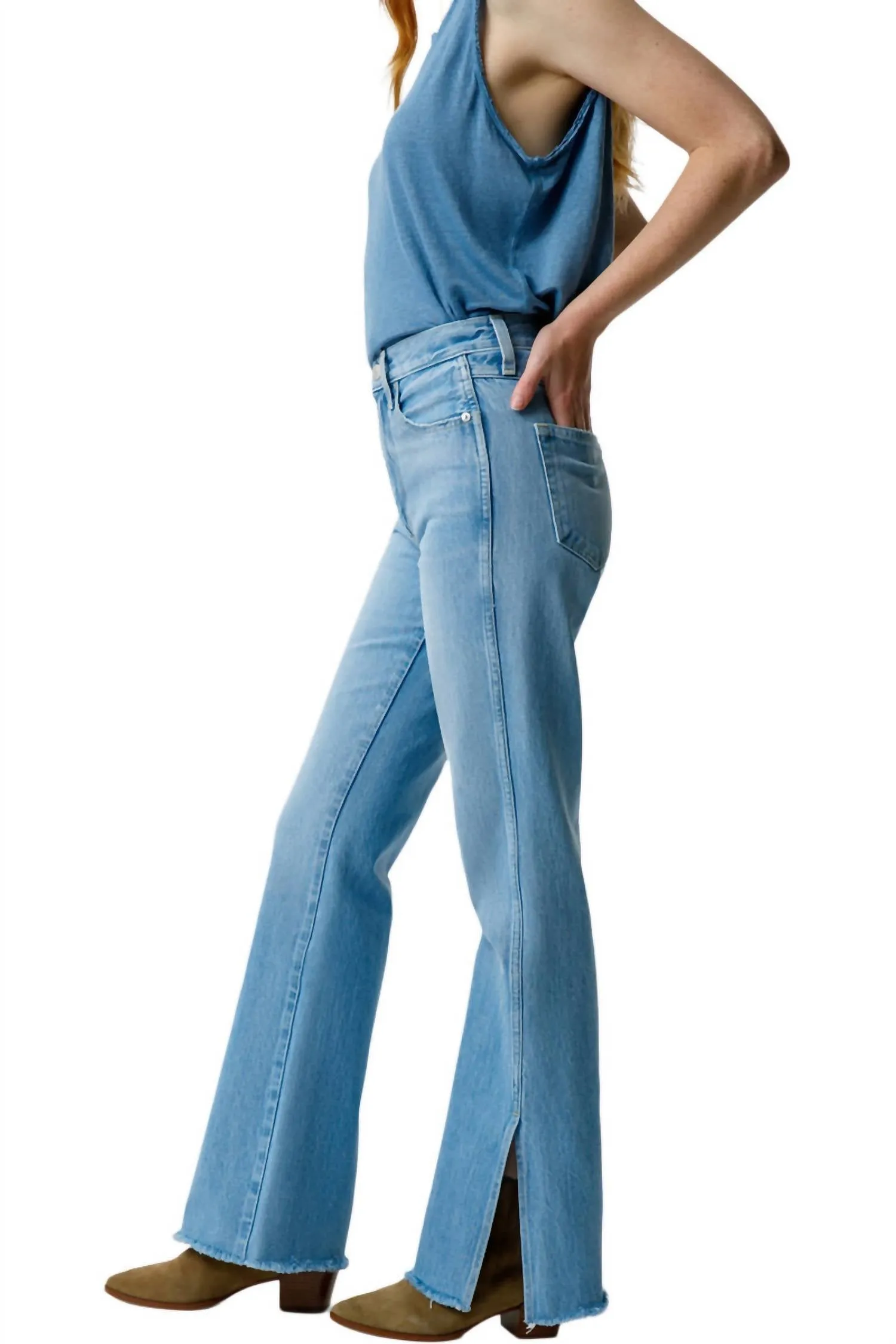 Amo - Denim Liz Split Flare Jean