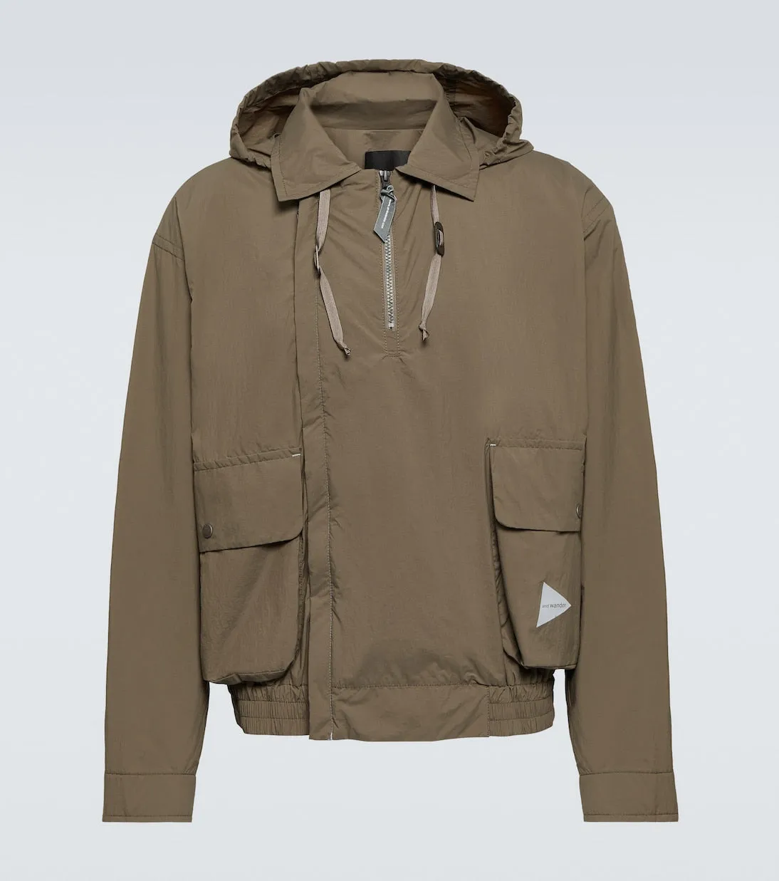 And Wander technical raincoat, beige