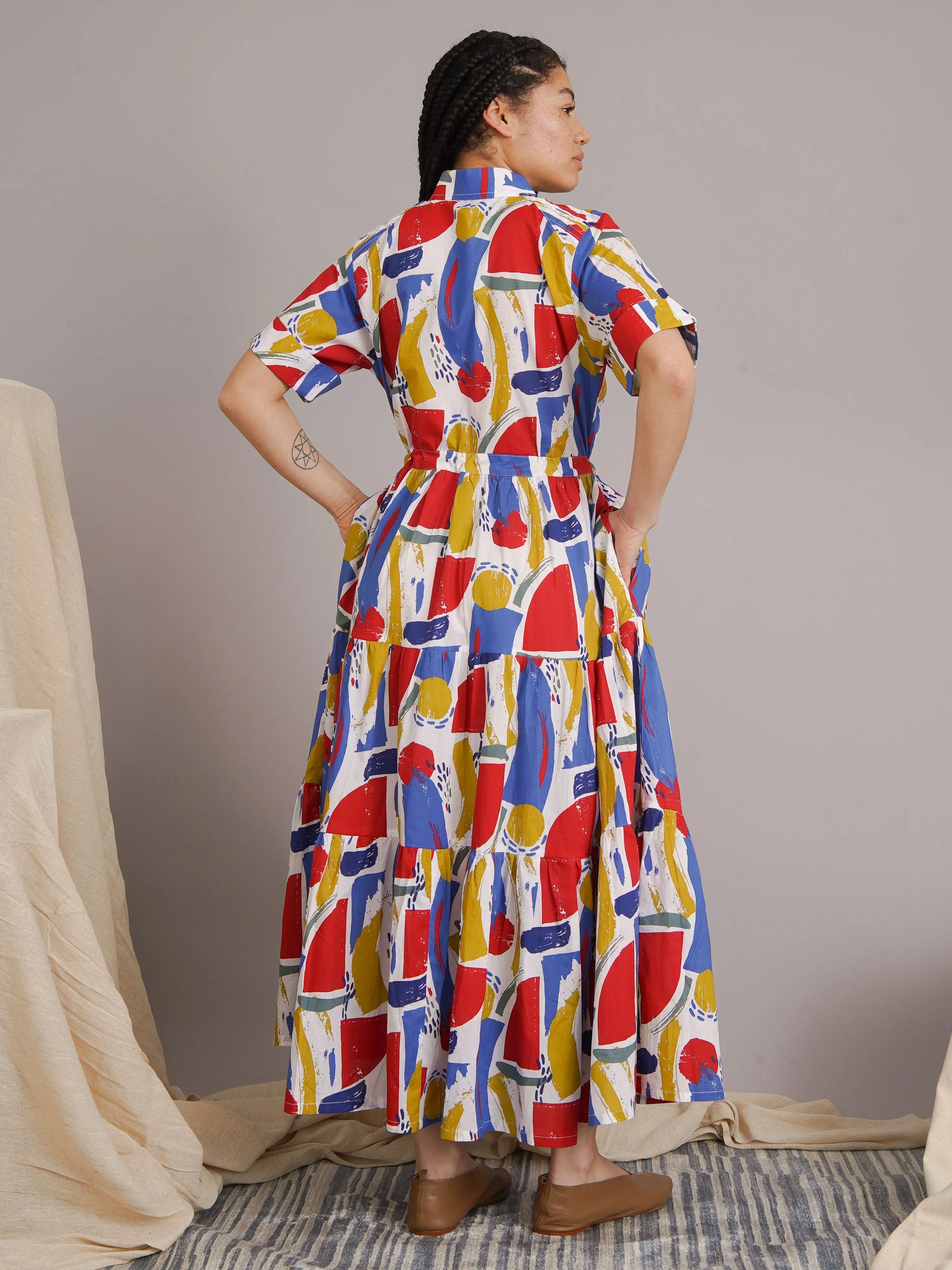 Andrea Drawstring Dress