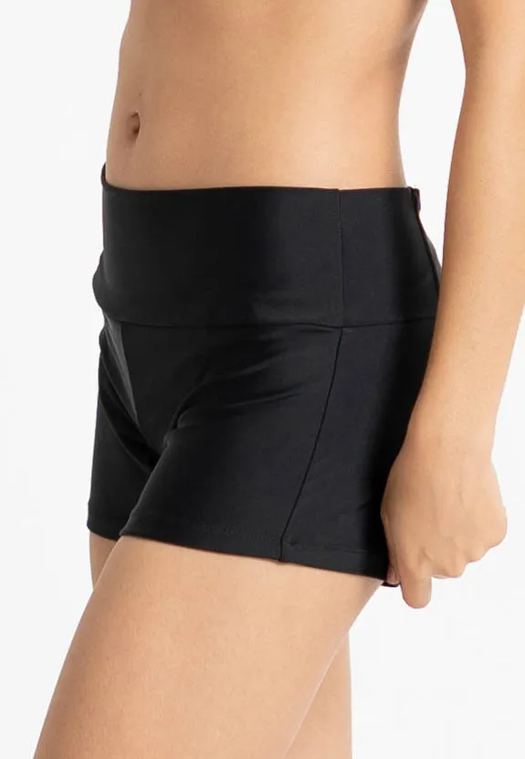 Athleiswim™ Boyshorts (Black & Navy)