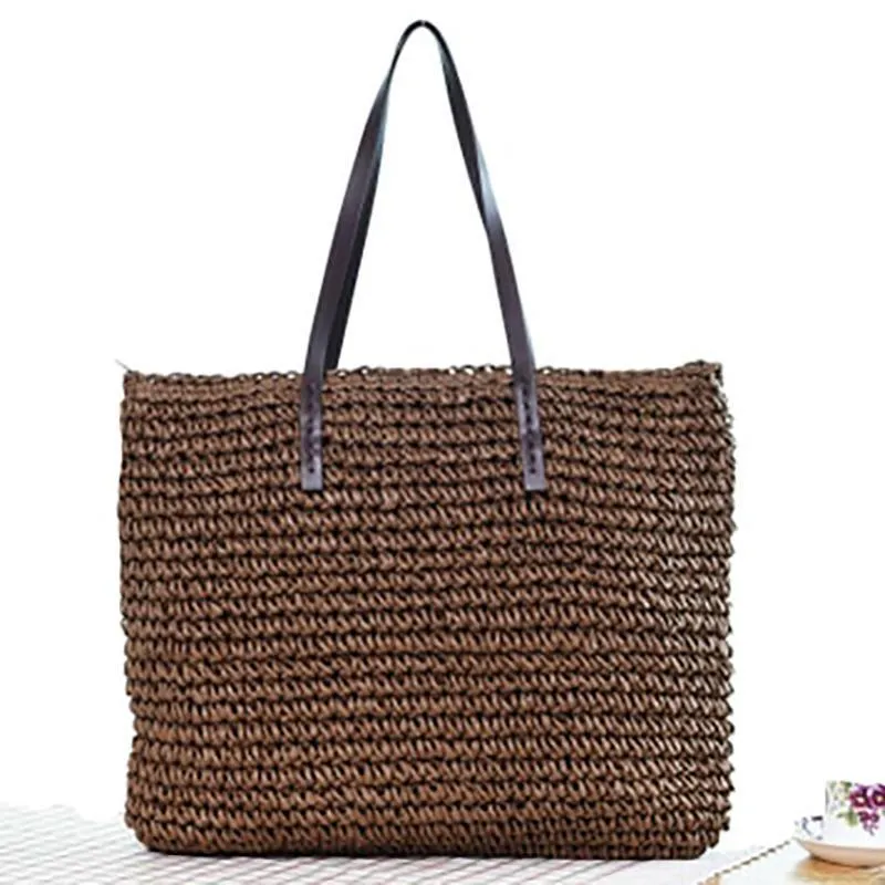 Beach Bohemian Rattan Tote