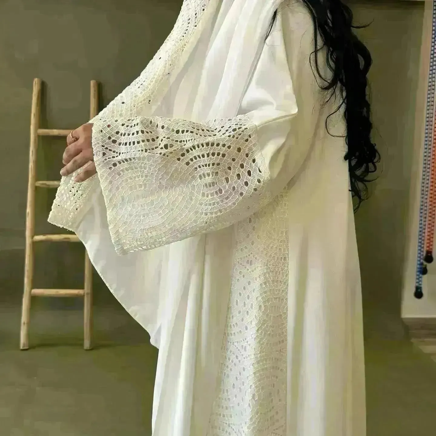 Beautiful Cardigan Robe Abaya Dress for Arab Dubai Turkey Middle East Women.