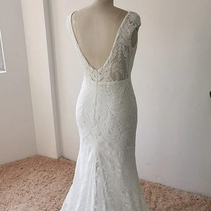 Bohemian Lace Wedding Dress