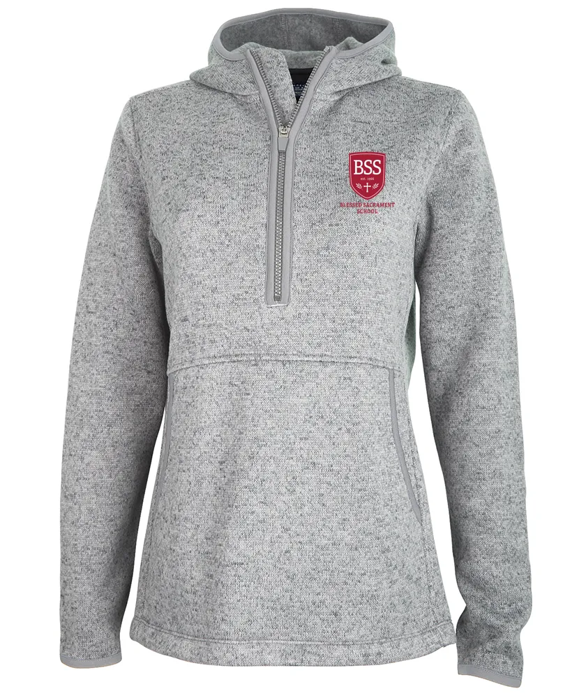BSS Women's Fleece Quarter Zip Hoodie (5188)