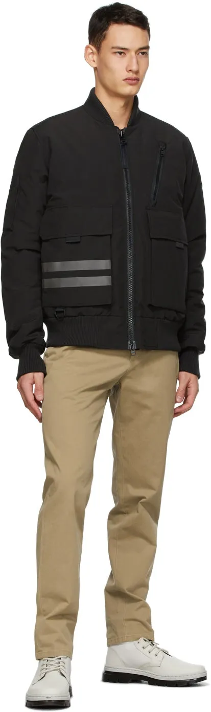 Canada Goose Black Down Kirkfield Bomber Jacket