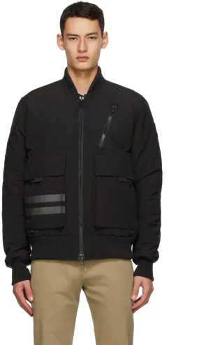 Canada Goose Black Down Kirkfield Bomber Jacket