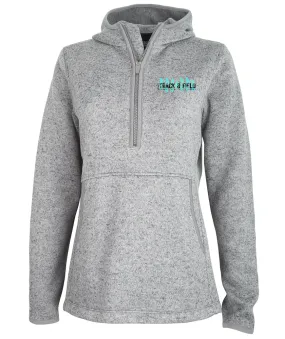 Central MA Womens Fleece Quarter Zip Hoodie (5188)