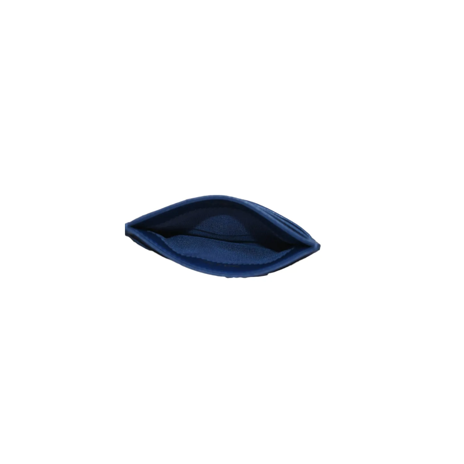 Chanel 19 Quilted Goatskin Card Holder Dark Blue