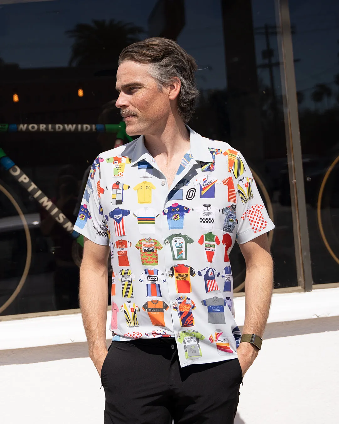 Classic Cycling "Jersey" Resort Shirt
