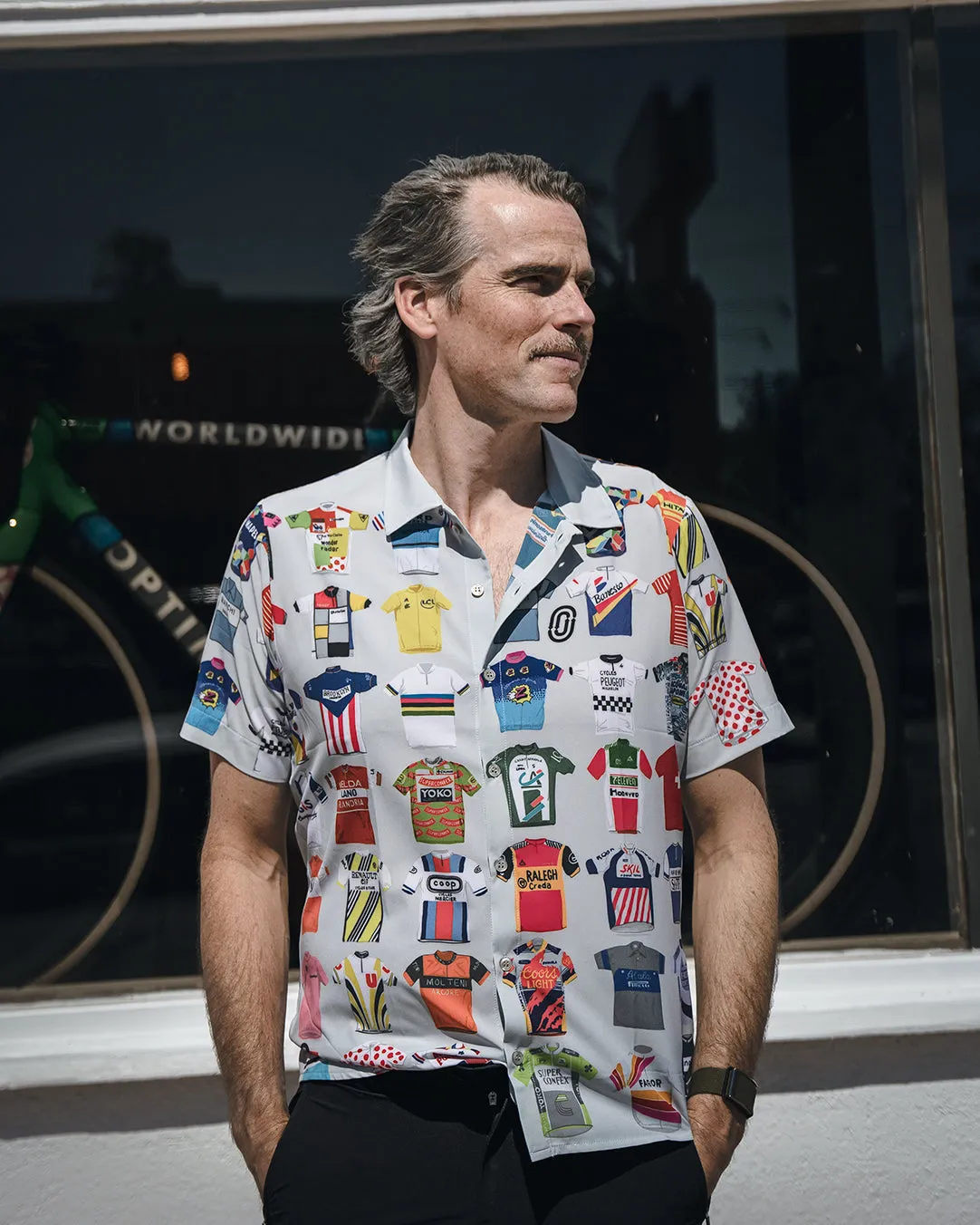 Classic Cycling "Jersey" Resort Shirt