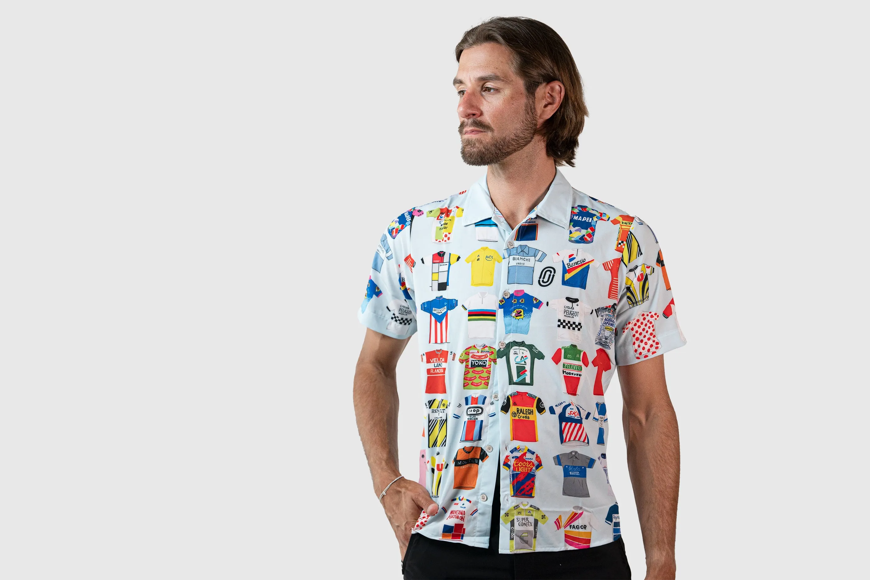 Classic Cycling "Jersey" Resort Shirt