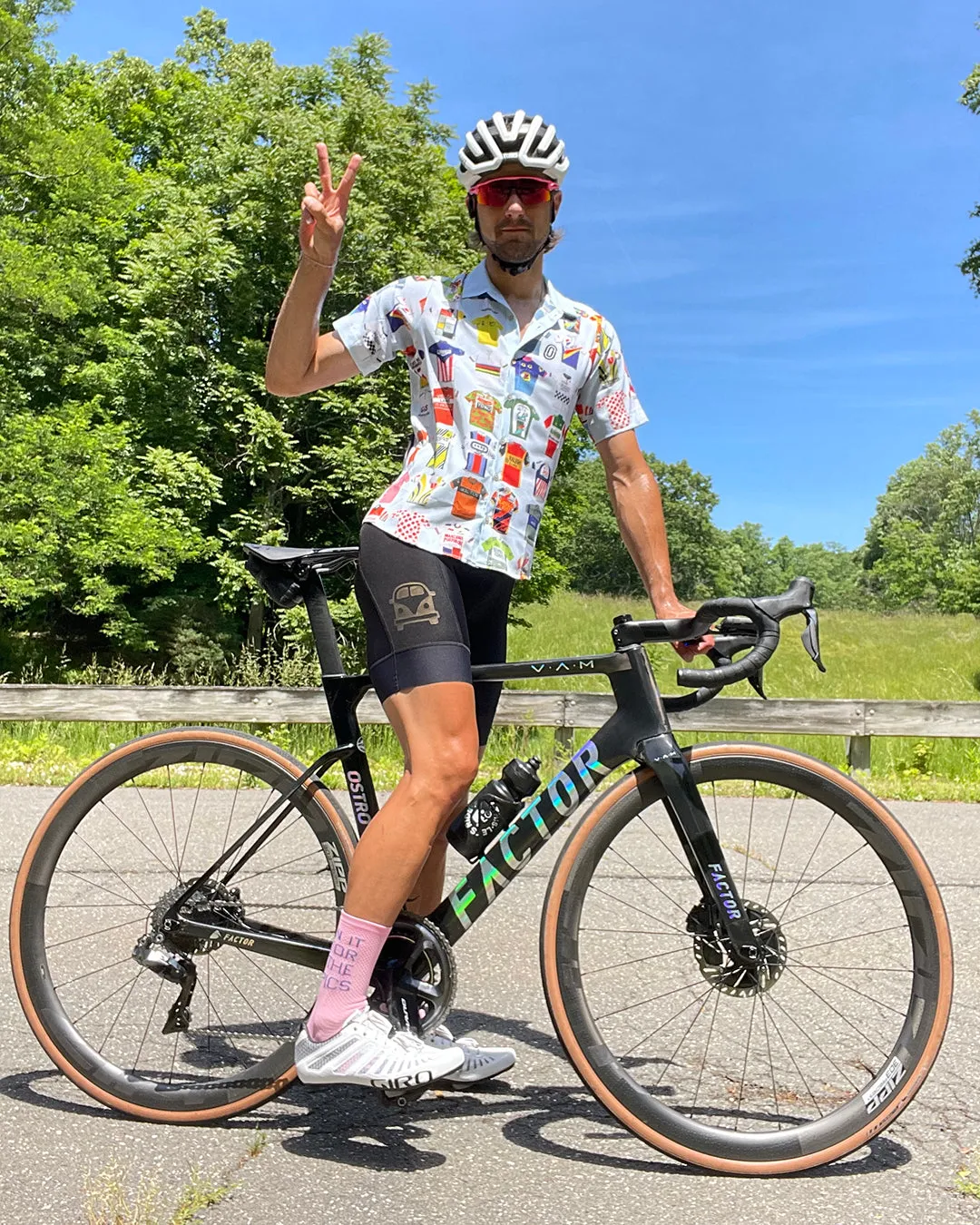 Classic Cycling "Jersey" Resort Shirt
