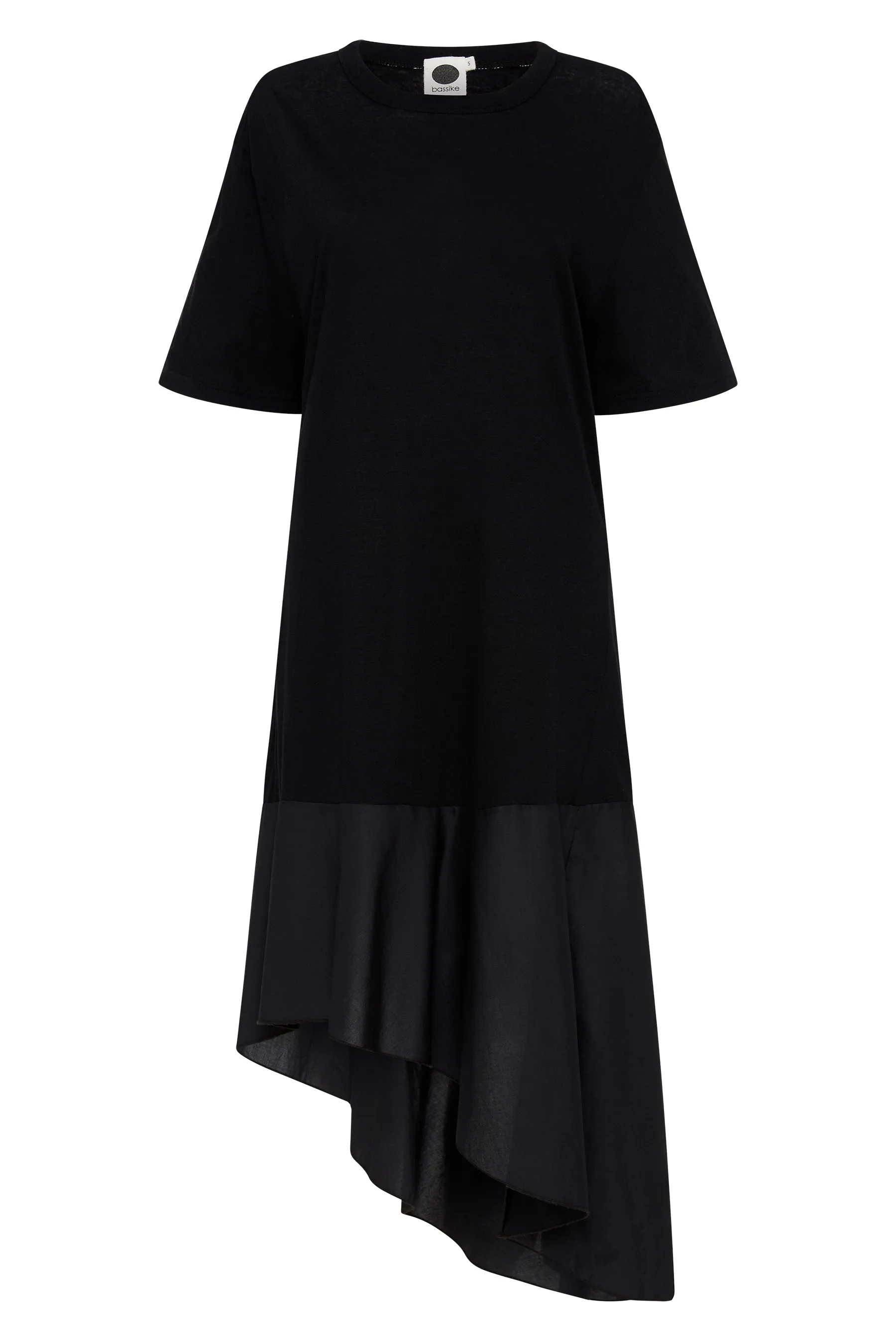 contrast t.shirt dress