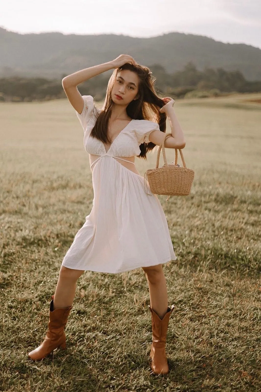 COTTON BOHEMIAN DRSS LOKI