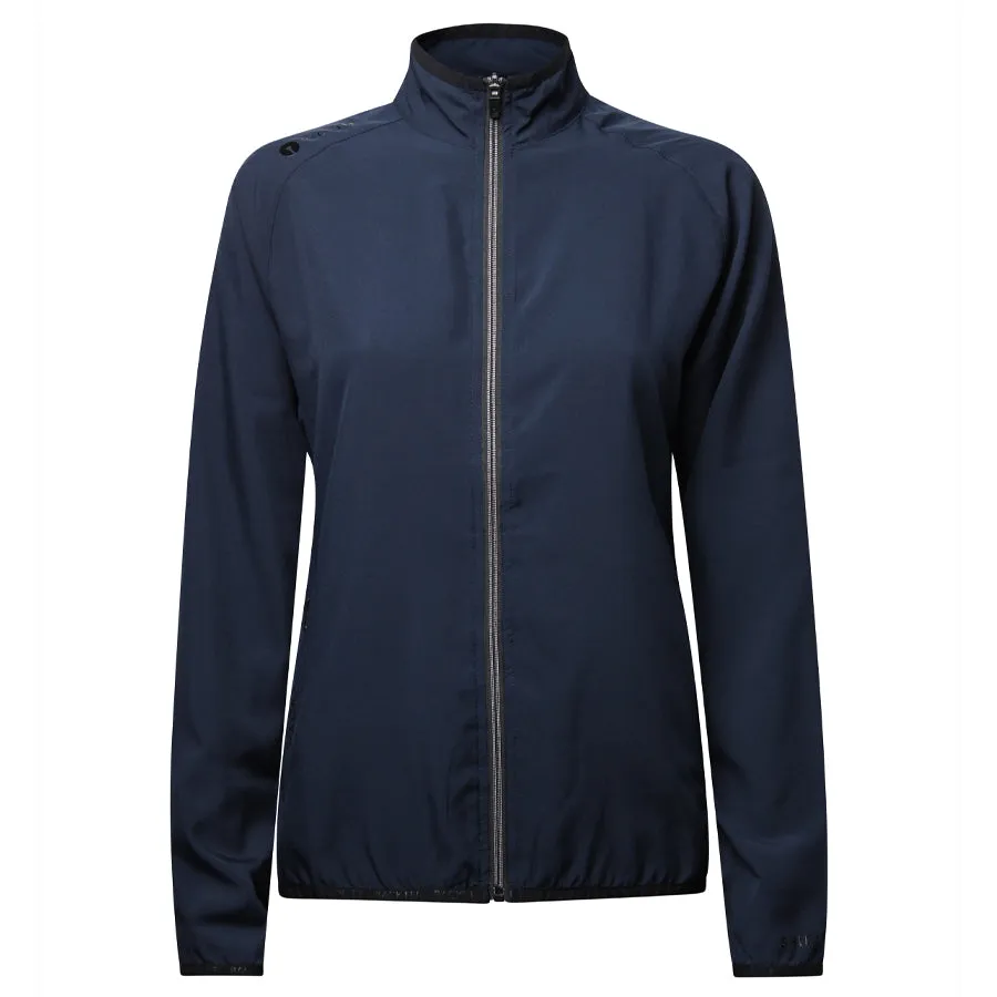 Dame 80 G. Foldbar Windshirt, Marineblå