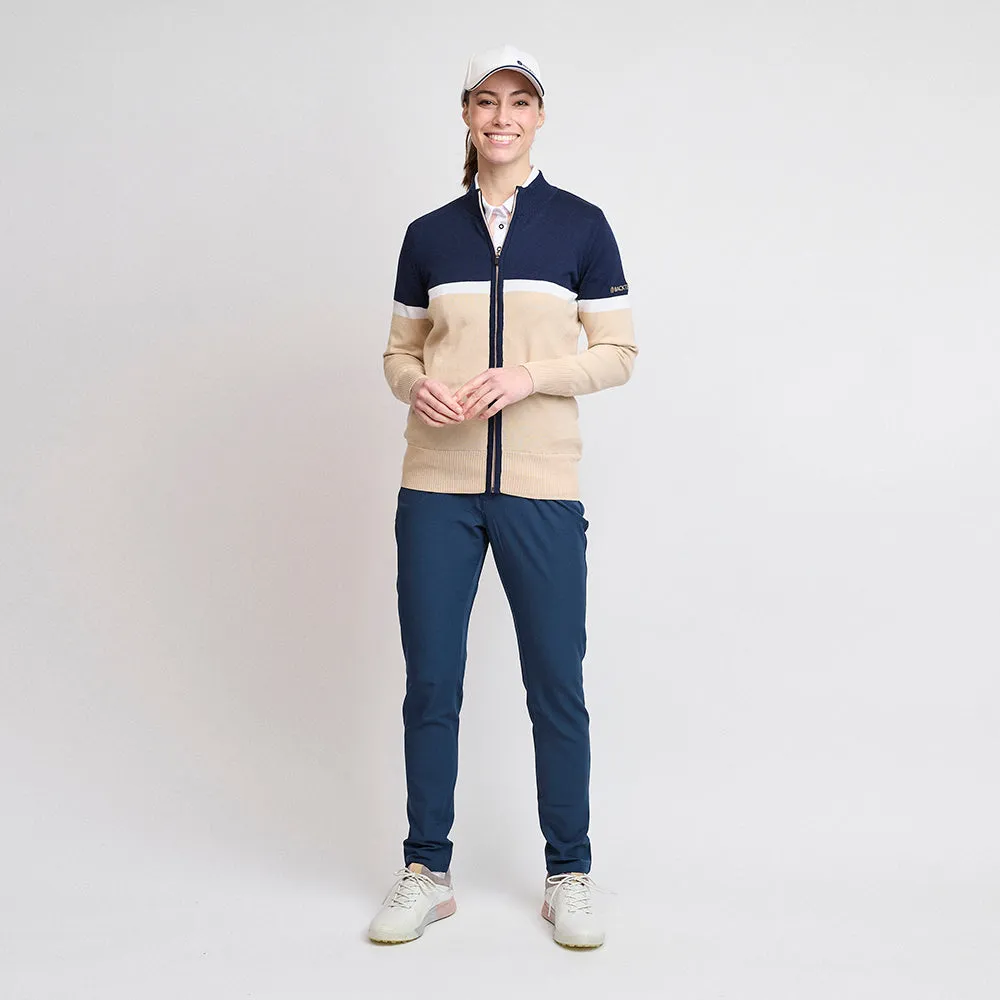 Dame Økologisk Windbreaker Sweater, Safari