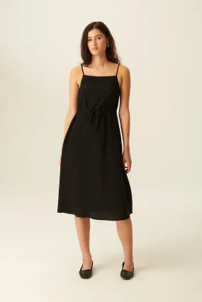 DASIE DRESS SILK BLACK
