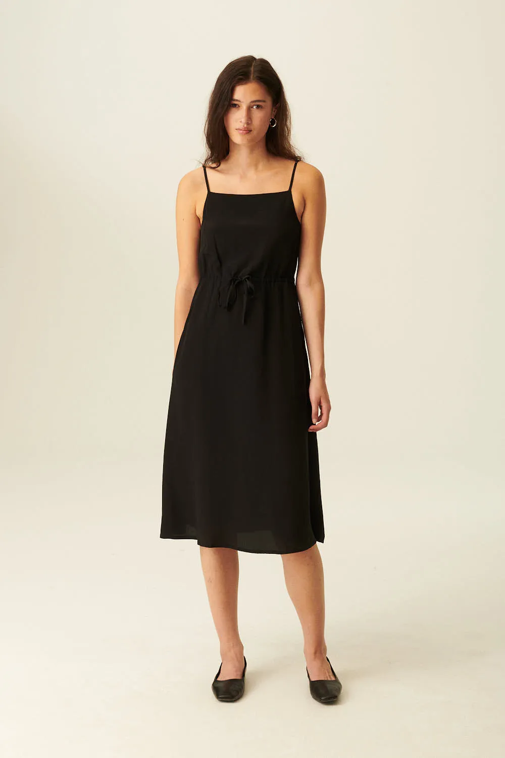 DASIE DRESS SILK BLACK