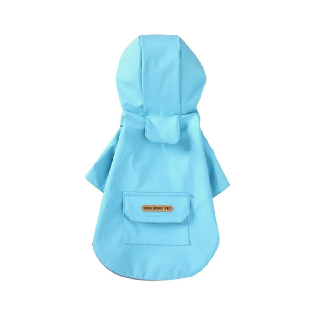 Dingdong Pet Dog Raincoat 1p (Blue, L Size)