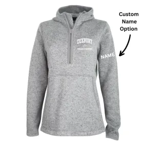 Duxbury Cross Country Womens Fleece Quarter Zip Hoodie (5188)