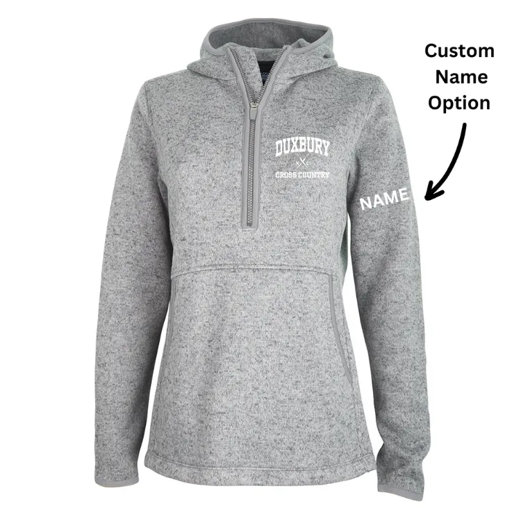 Duxbury Cross Country Womens Fleece Quarter Zip Hoodie (5188)