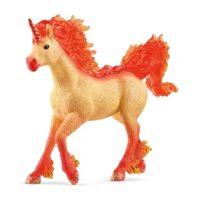 Elemental Fire Unicorn Figure