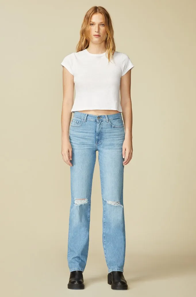 EZE - 90'S HIGH RISE LOOSE STRAIGHT JEANS | BRYNN