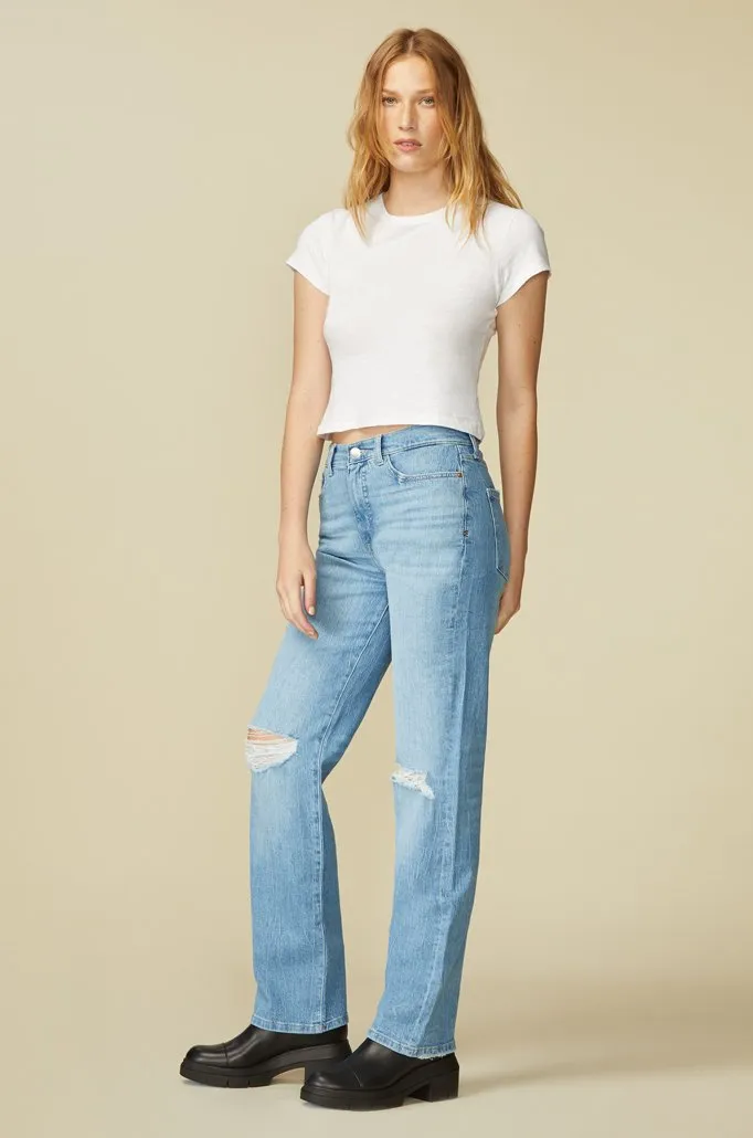 EZE - 90'S HIGH RISE LOOSE STRAIGHT JEANS | BRYNN