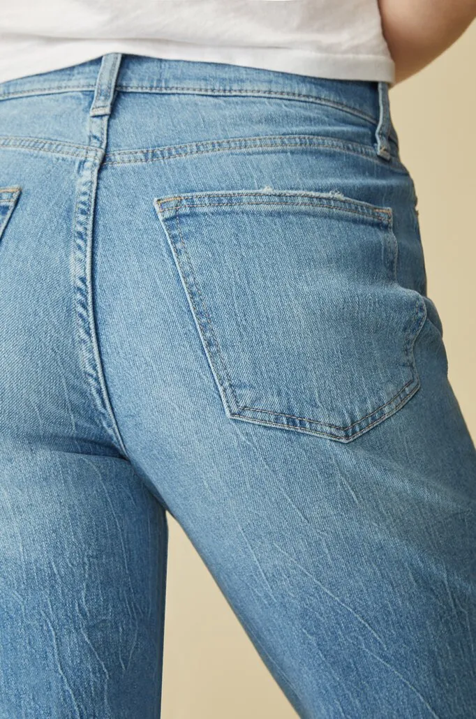 EZE - 90'S HIGH RISE LOOSE STRAIGHT JEANS | BRYNN