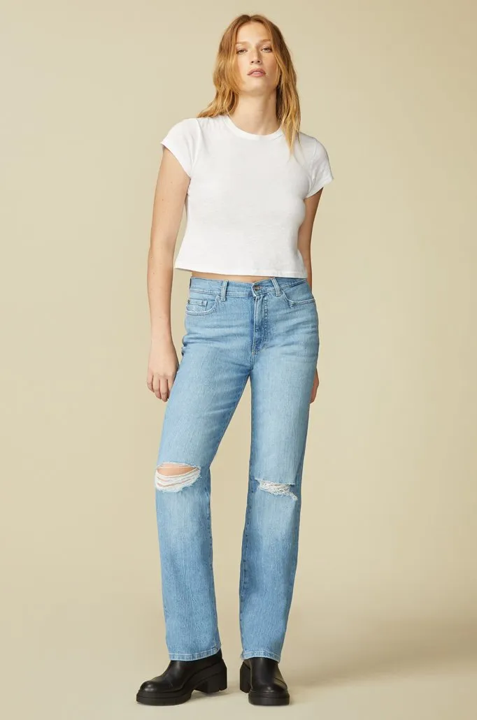 EZE - 90'S HIGH RISE LOOSE STRAIGHT JEANS | BRYNN