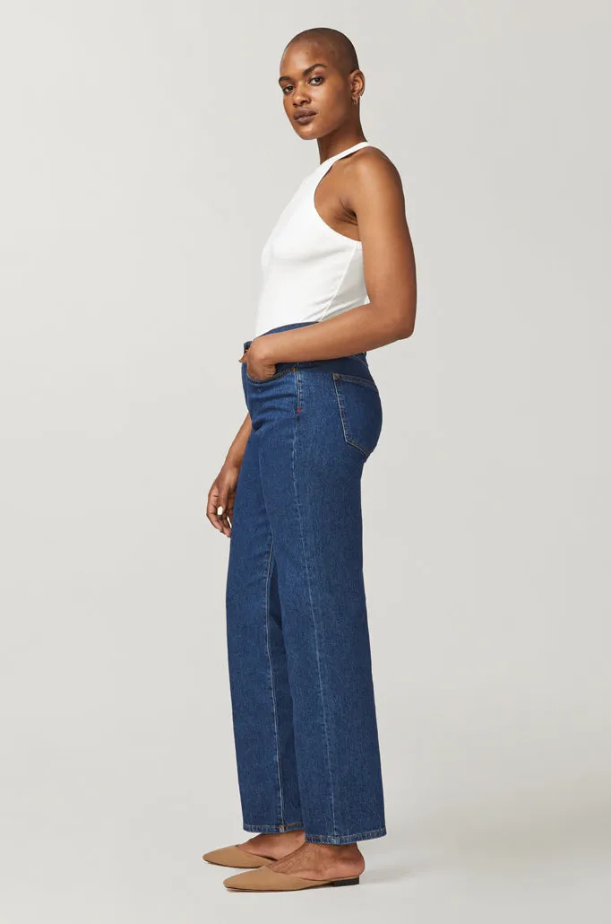 EZE - 90'S HIGH RISE LOOSE STRAIGHT JEANS | RIVERIE
