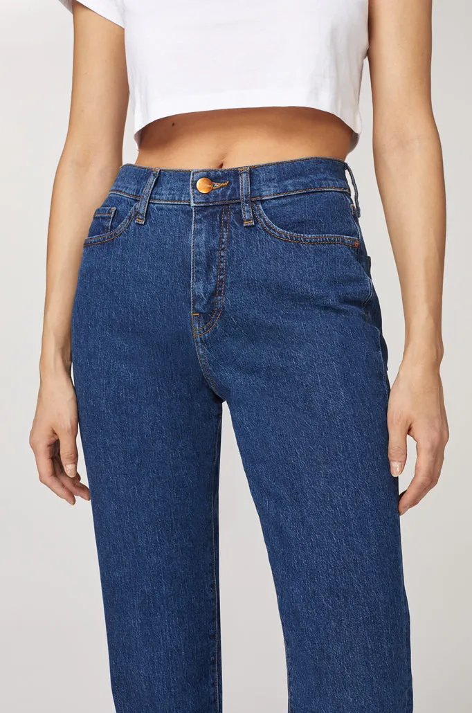EZE - 90'S HIGH RISE LOOSE STRAIGHT JEANS | RIVERIE