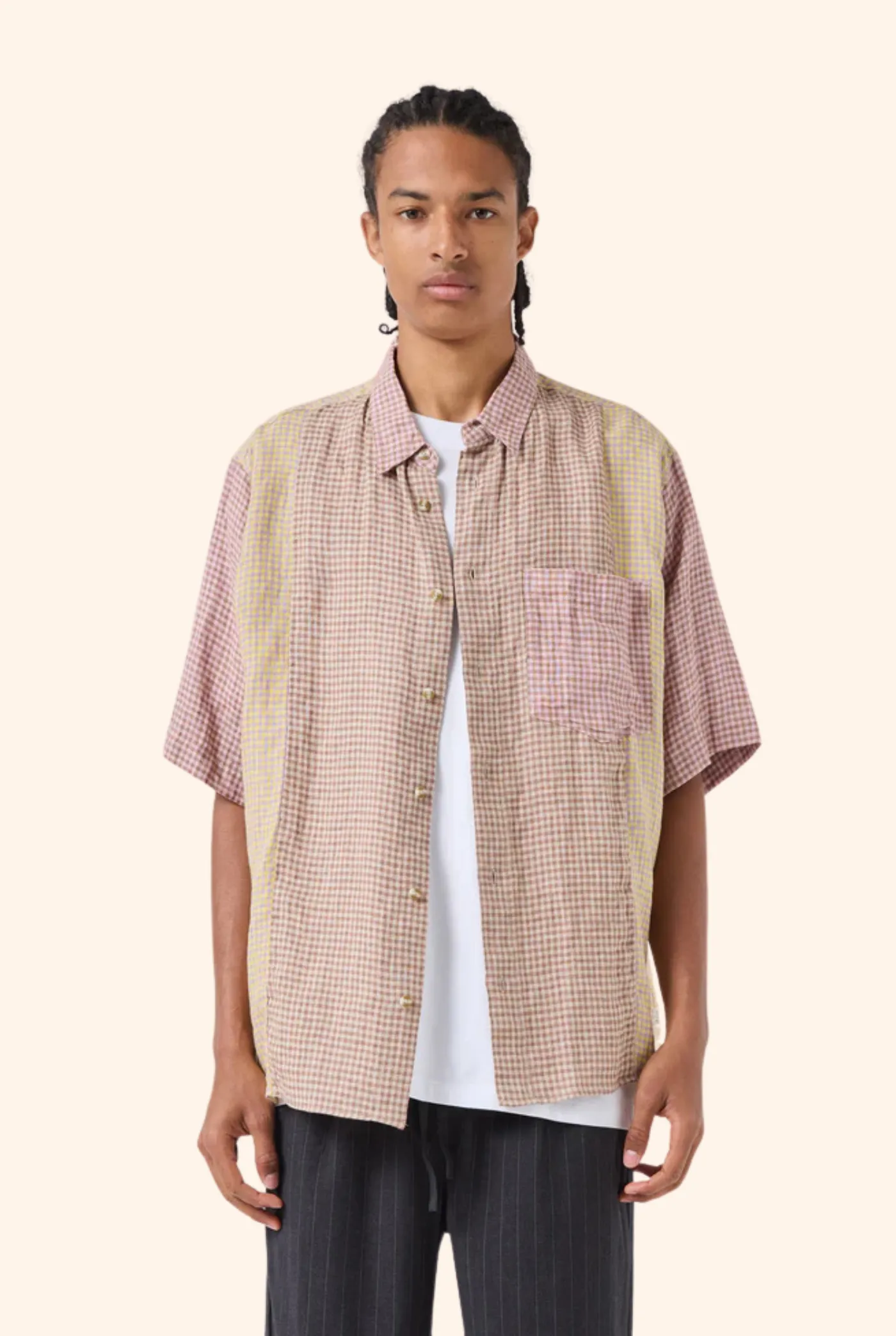 Homie Shirt Mixed Plaid