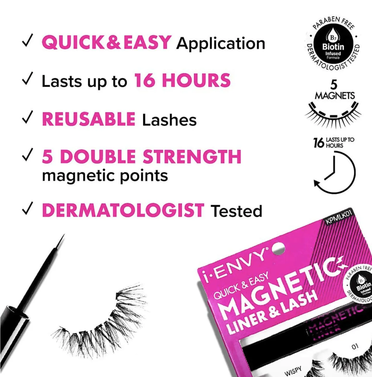 iEnvy Magnetic Liner and Lash Kit #KPMLK01