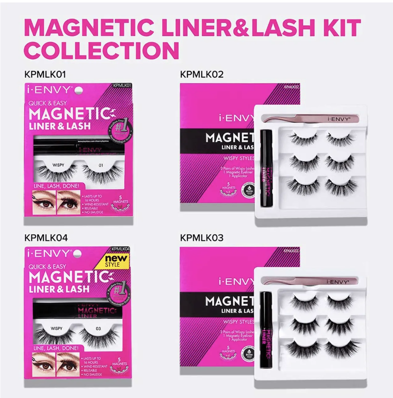 iEnvy Magnetic Liner and Lash Kit #KPMLK01