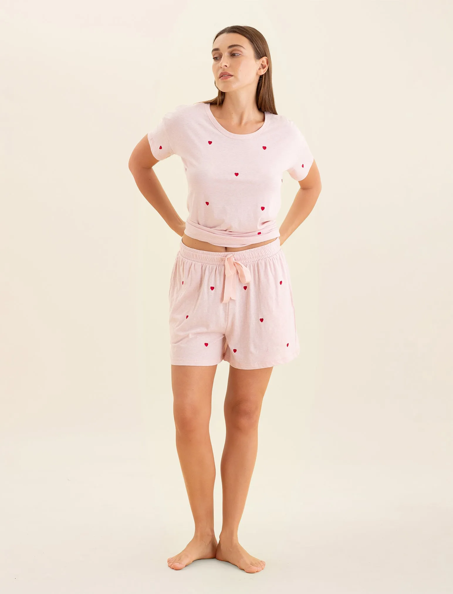 Jada Hearts Cotton Knit Boxer