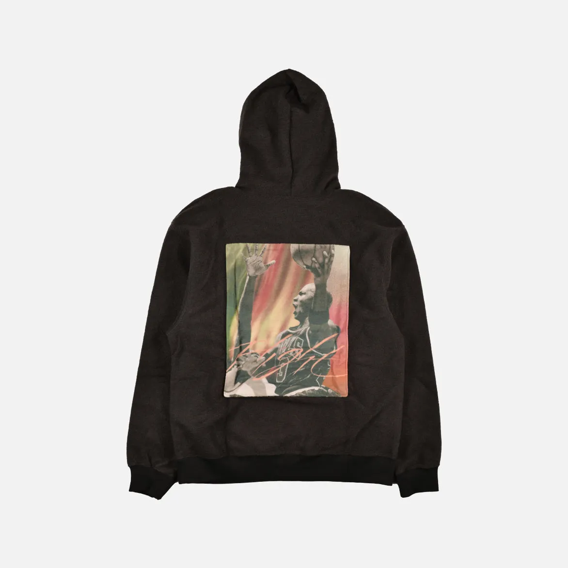 JORDAN FLIGHT HERITAGE HOODIE - BLACK
