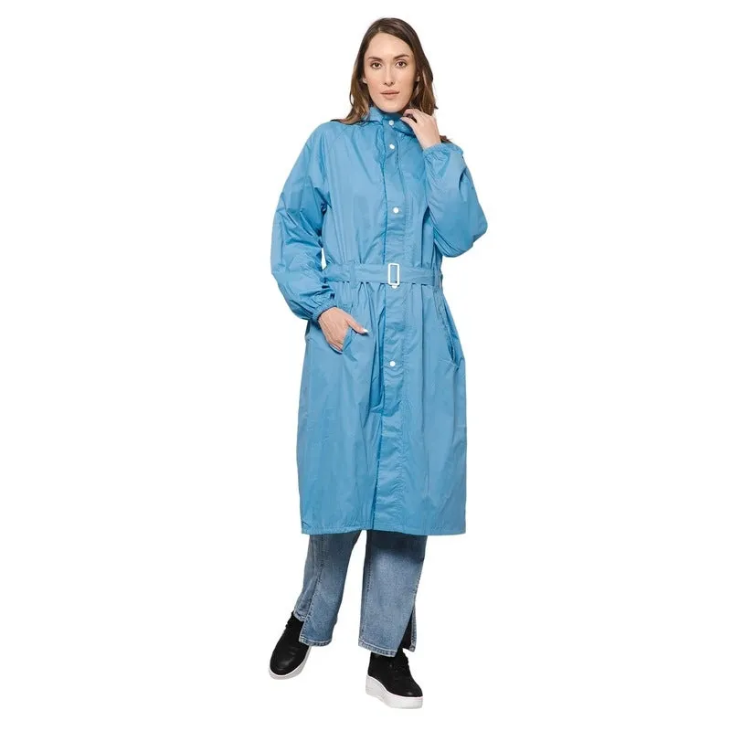 Longcoat Raincoat with Waterproof Reversible Design | 2 Pockets | XXX-Large | Baby Pink