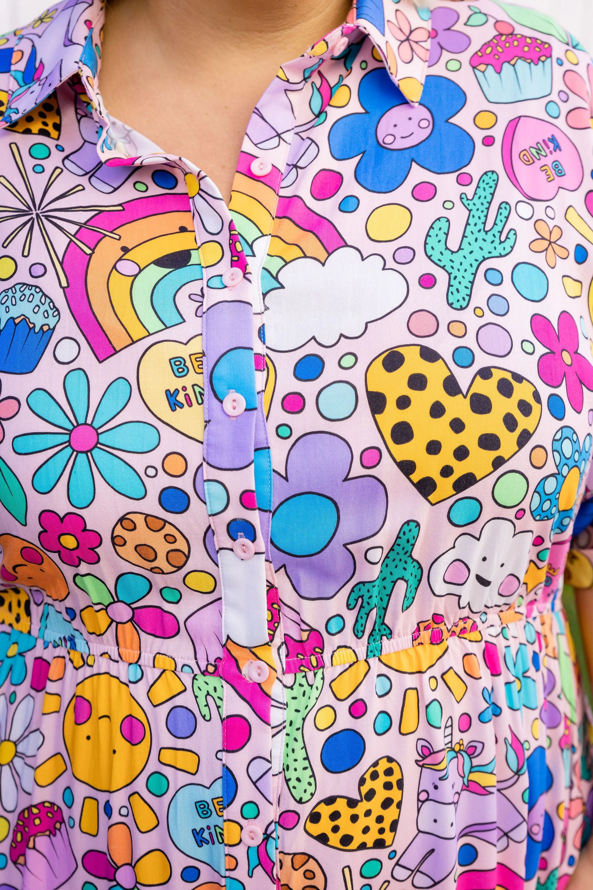 Maddy Dress in Happy Place by Kasey Rainbow