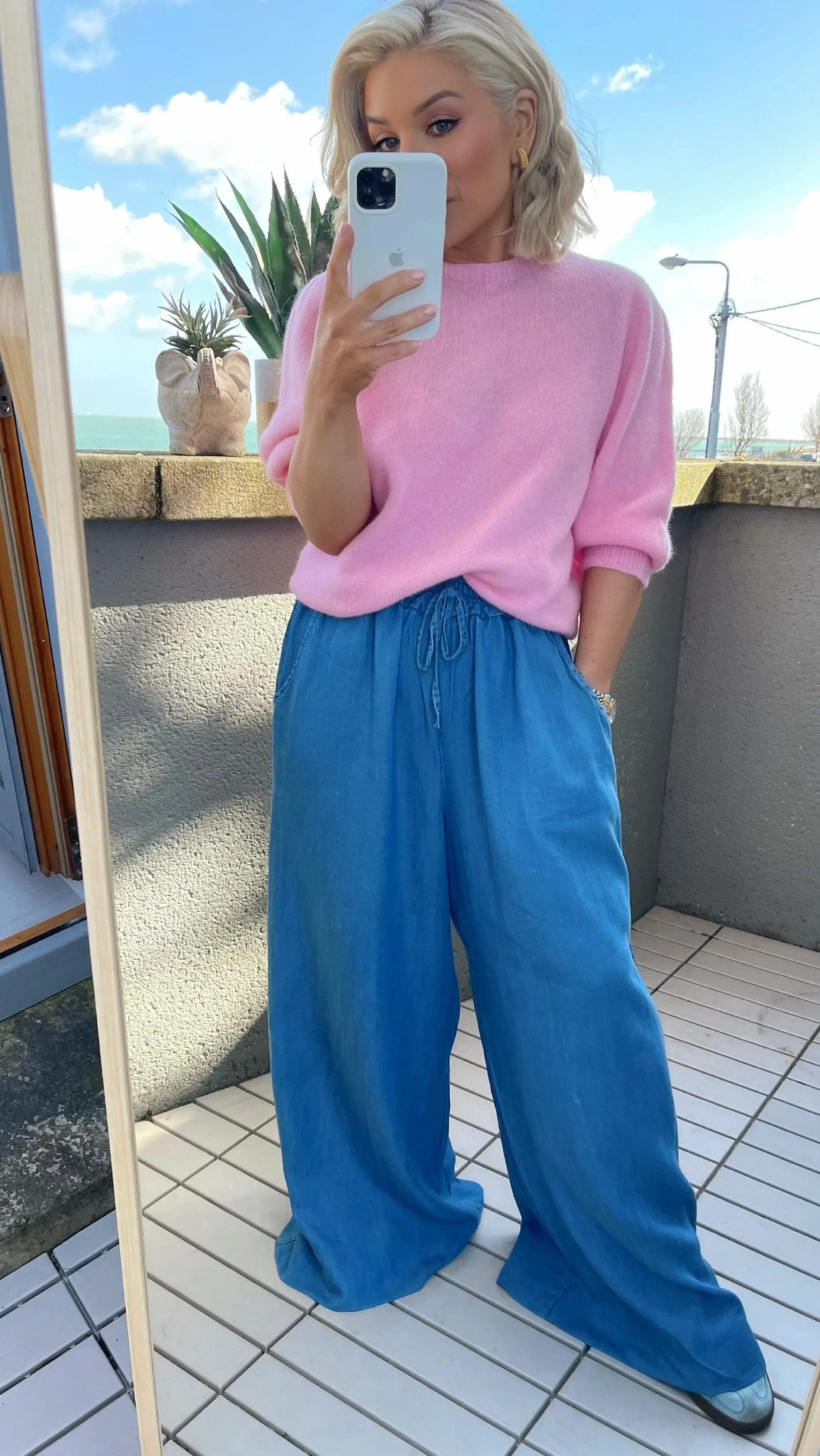 MIKA ALPACA BLEND JUMPER - BABY PINK