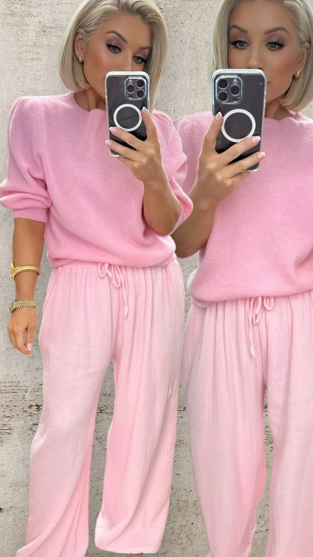 MIKA ALPACA BLEND JUMPER - BABY PINK