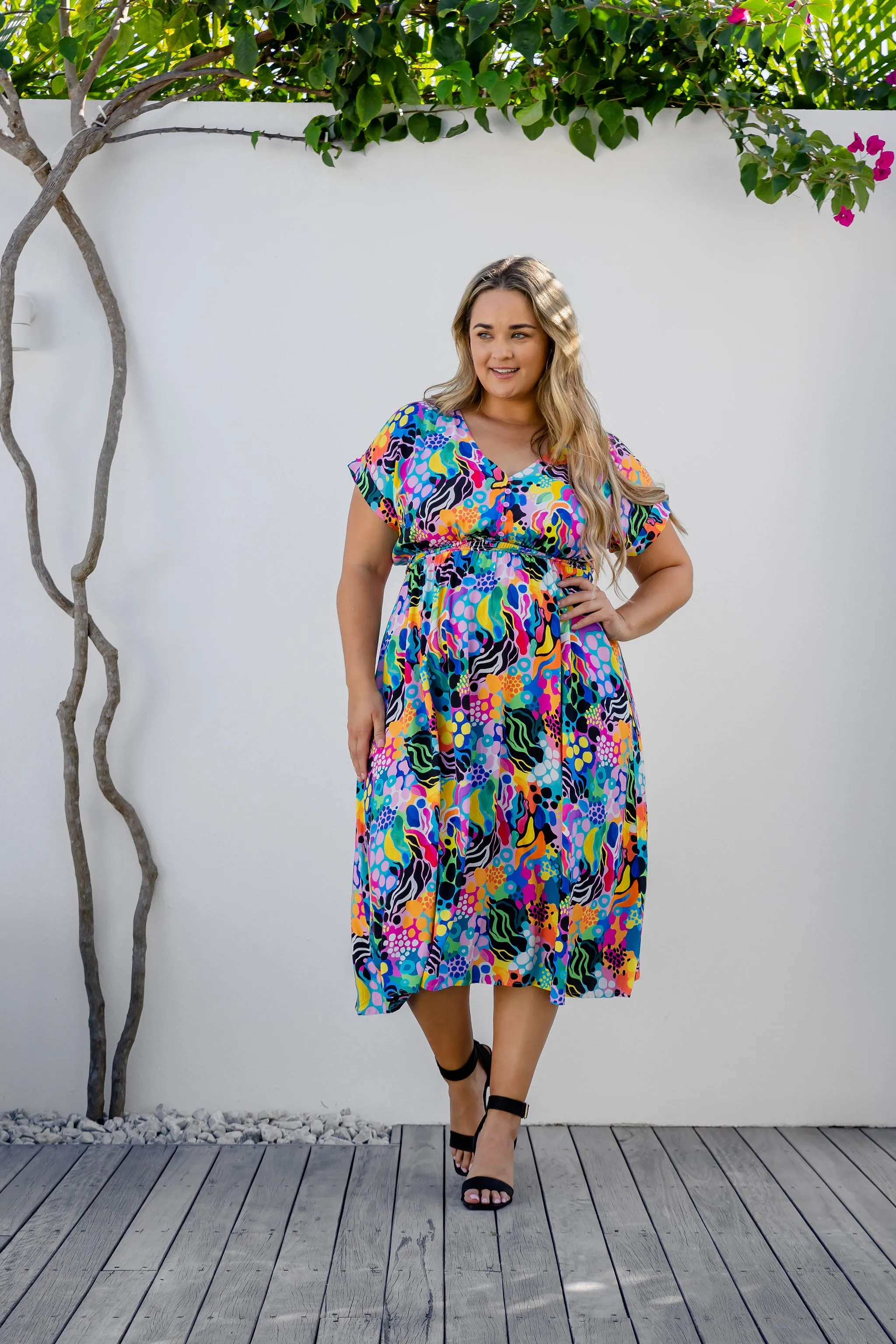 Millie Dress in Electric Zee by Kasey Rainbow