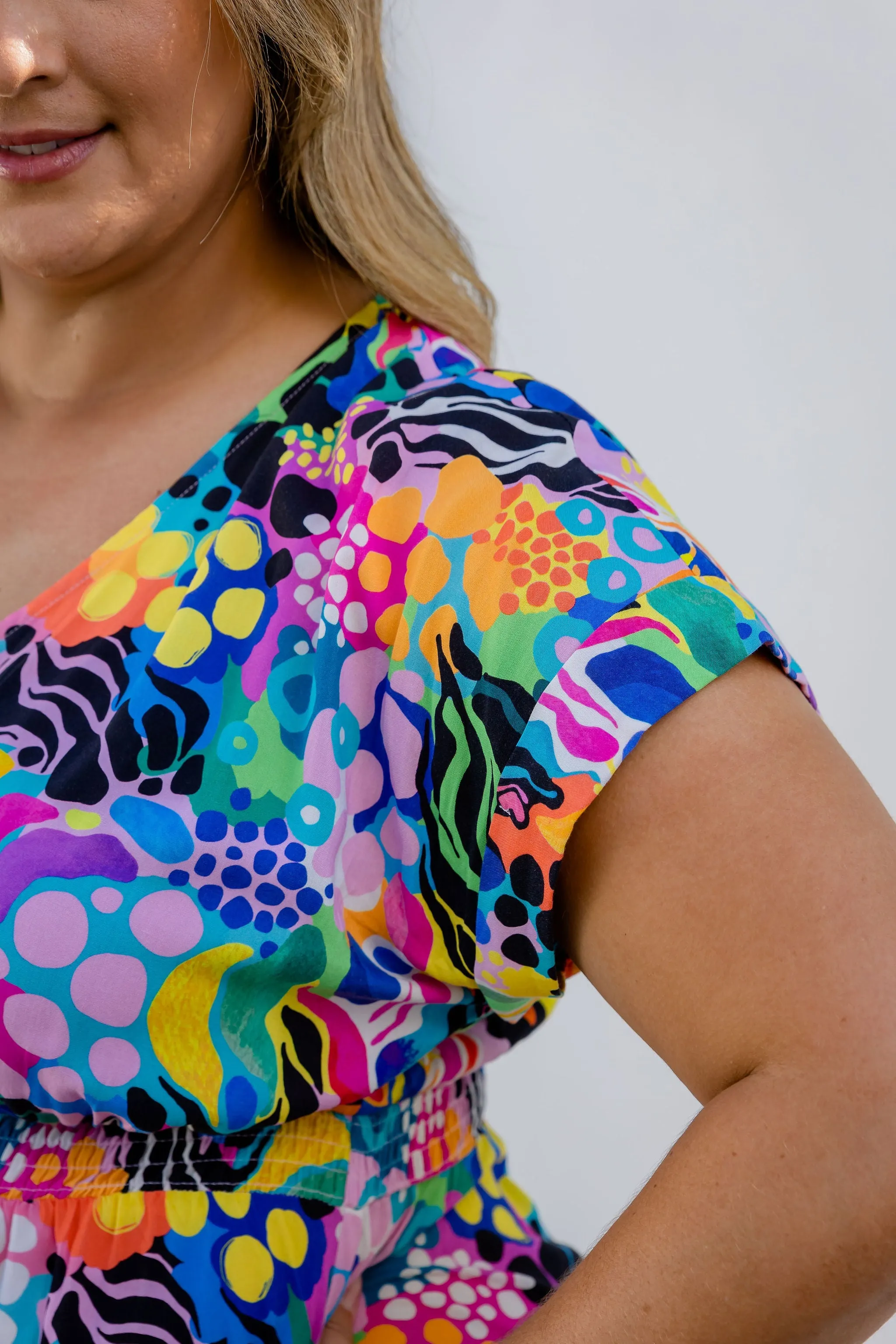 Millie Dress in Electric Zee by Kasey Rainbow