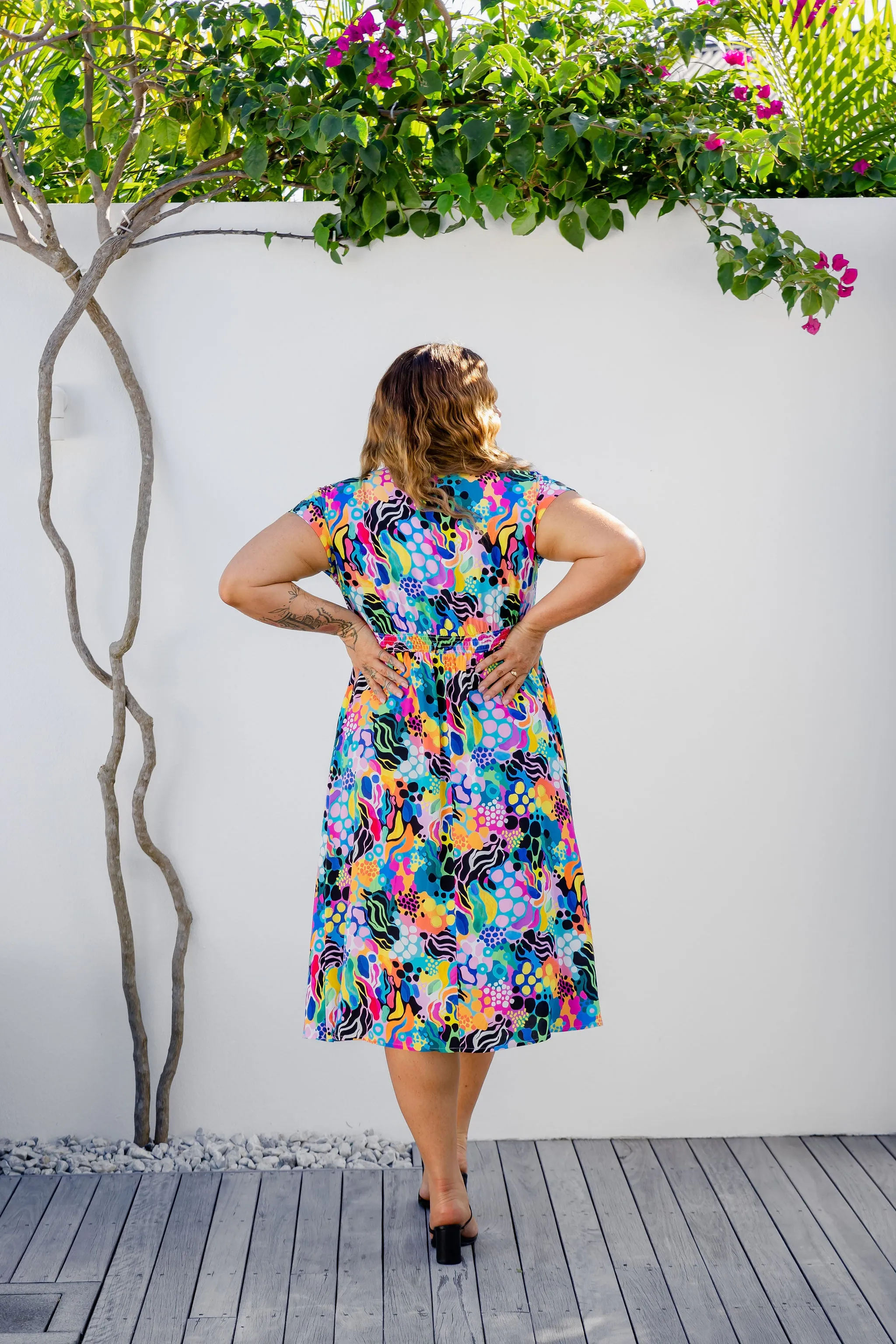 Millie Dress in Electric Zee by Kasey Rainbow