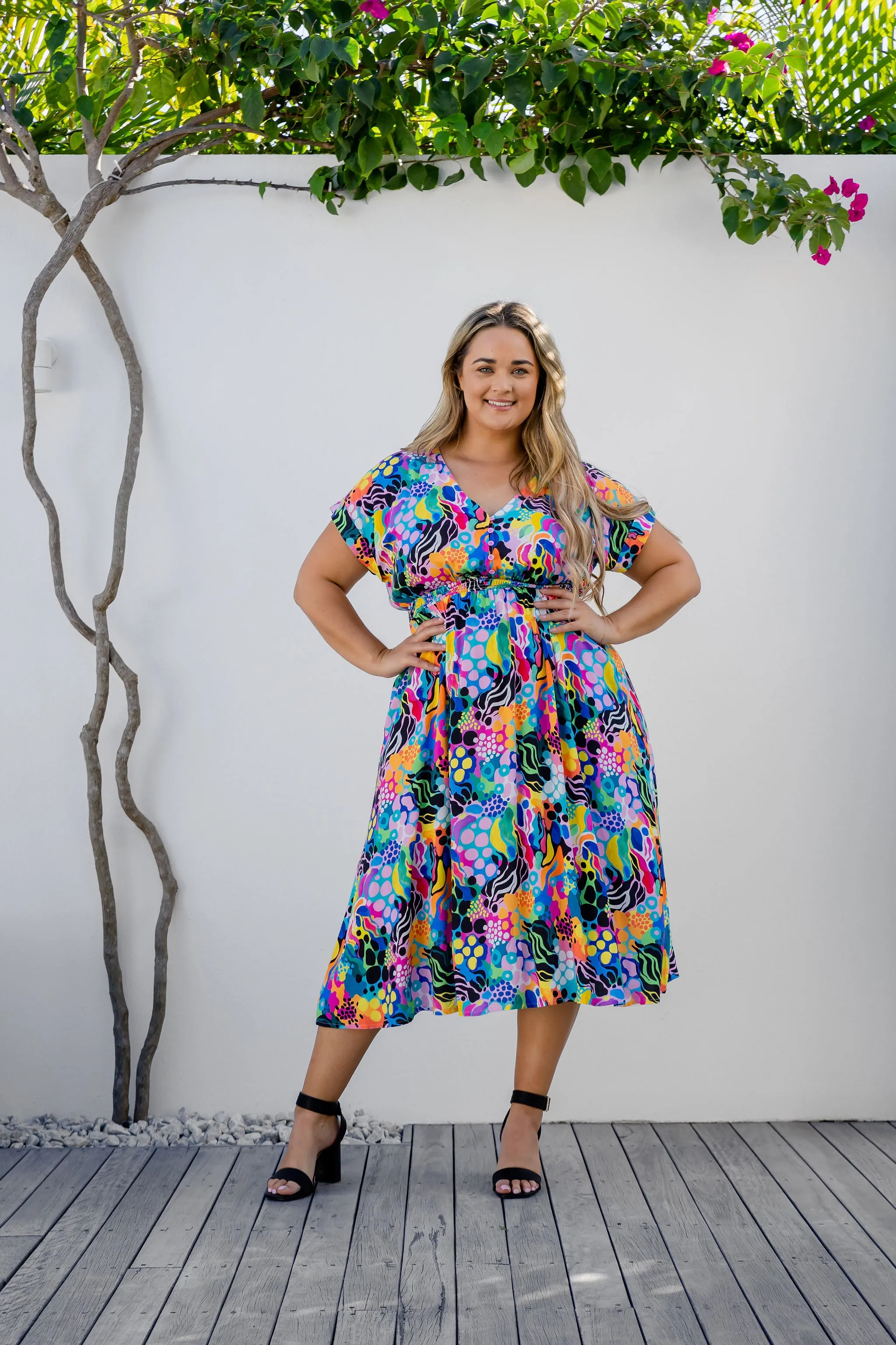 Millie Dress in Electric Zee by Kasey Rainbow