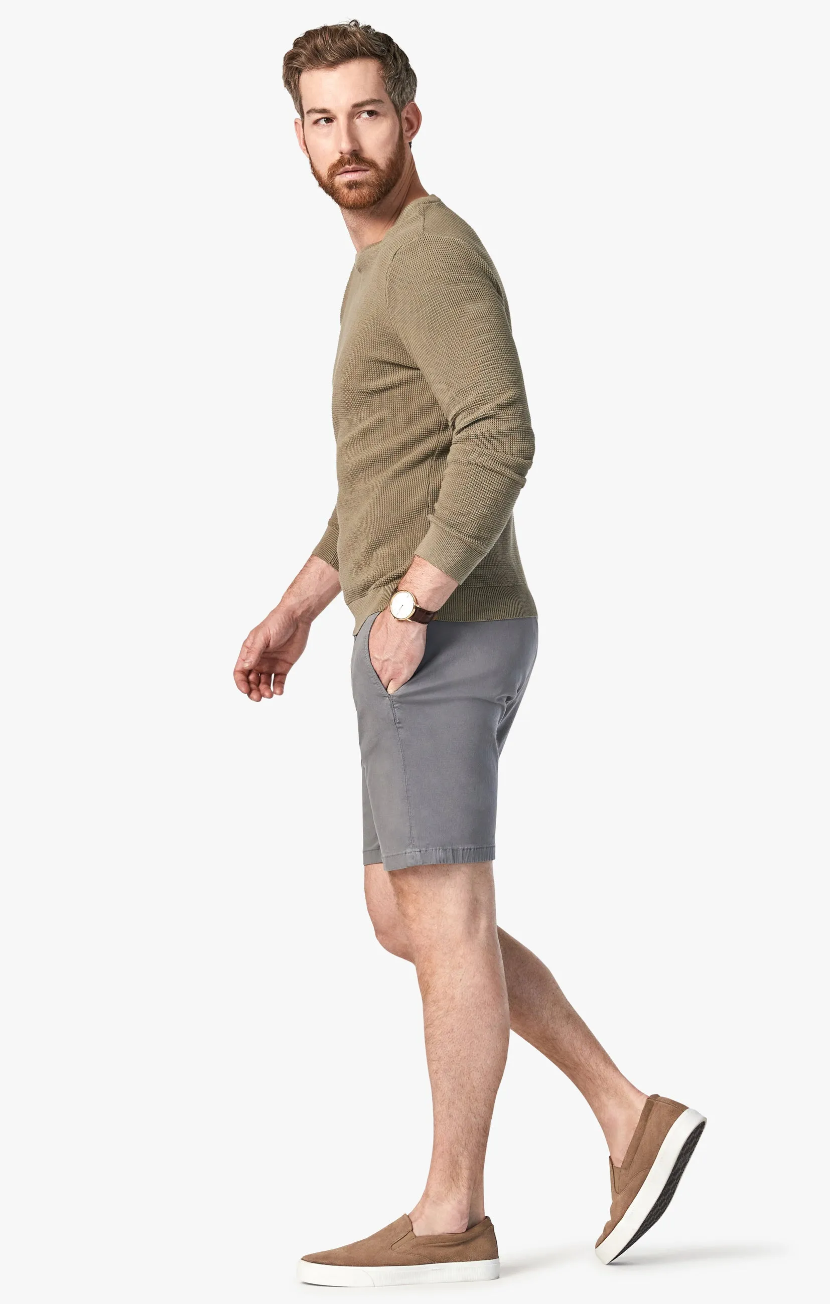 Nevada Shorts in Shark Twill